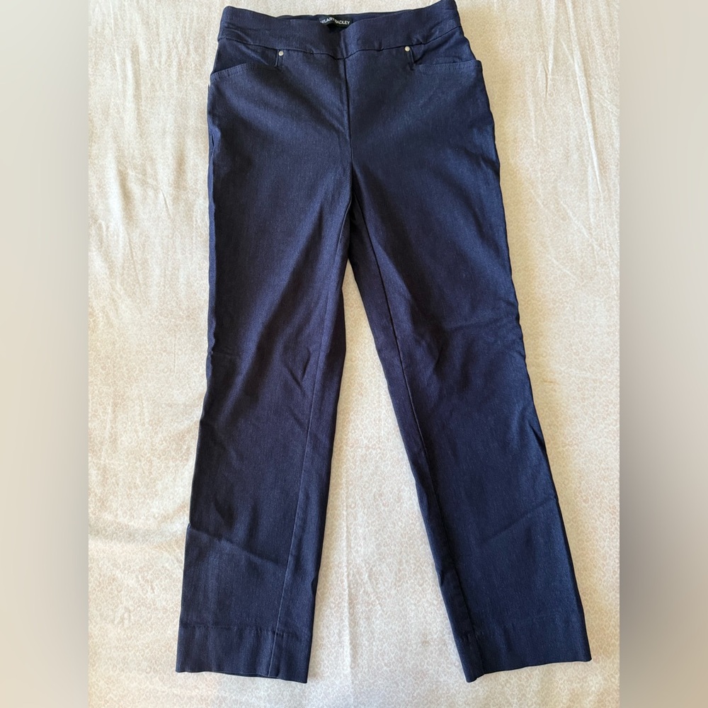 Hilary Radley Deep Blue pull on  Trousers